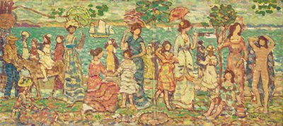 Passeggiata, c.1914-15 da Maurice Brazil Prendergast