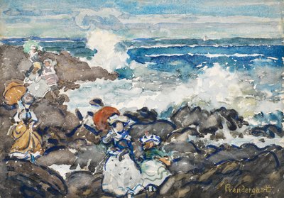 Rocce, onde e figure da Maurice Brazil Prendergast