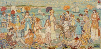 La spiaggia "No. 3" da Maurice Brazil Prendergast
