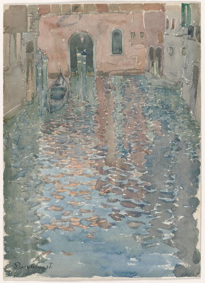 Canali veneziani, c. 1898 da Maurice Brazil Prendergast