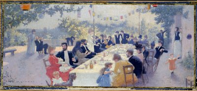 Il banchetto di nozze da Maurice Chabas