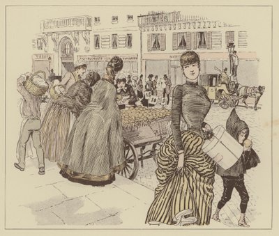 Illustrazione per Paris Brillant da Maurice Charles Mathieu Bonvoisin