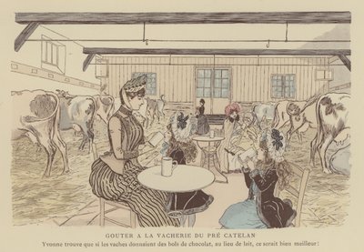 Illustrazione per Paris Brillant da Maurice Charles Mathieu Bonvoisin