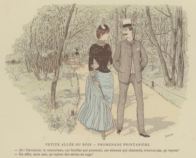 Illustrazione per Paris Brillant da Maurice Charles Mathieu Bonvoisin