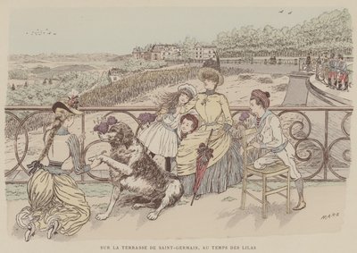 Illustrazione per Paris Brillant da Maurice Charles Mathieu Bonvoisin