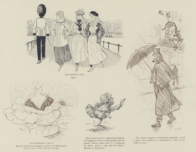 Illustrazione per La Vie De Londres di Mars da Maurice Charles Mathieu Bonvoisin