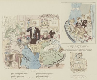 Illustrazione per La Vie De Londres di Mars da Maurice Charles Mathieu Bonvoisin