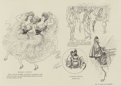 Illustrazione per La Vie De Londres di Mars da Maurice Charles Mathieu Bonvoisin