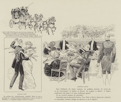 Illustrazione per La Vie De Londres di Mars da Maurice Charles Mathieu Bonvoisin