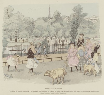 Illustrazione per La Vie De Londres di Mars da Maurice Charles Mathieu Bonvoisin
