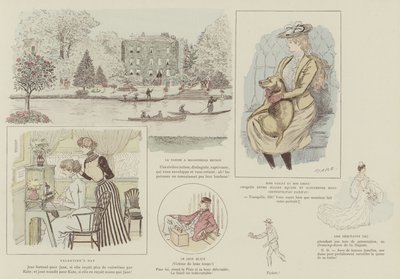 Illustrazione per La Vie De Londres di Mars da Maurice Charles Mathieu Bonvoisin