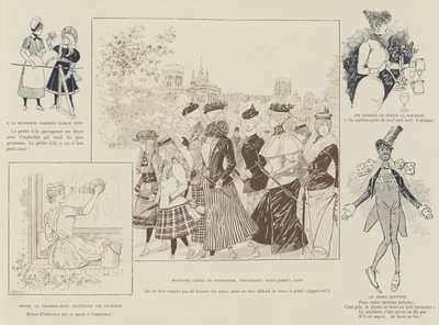 Illustrazione per La Vie De Londres di Mars da Maurice Charles Mathieu Bonvoisin