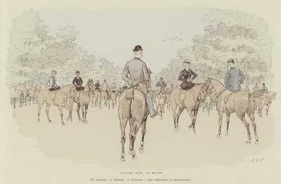 Illustrazione per La Vie De Londres di Mars da Maurice Charles Mathieu Bonvoisin