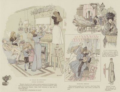 Illustrazione per La Vie De Londres di Mars da Maurice Charles Mathieu Bonvoisin