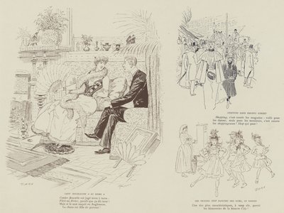 Illustrazione per La Vie De Londres di Mars da Maurice Charles Mathieu Bonvoisin