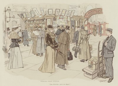 Illustrazione per La Vie De Londres di Mars da Maurice Charles Mathieu Bonvoisin