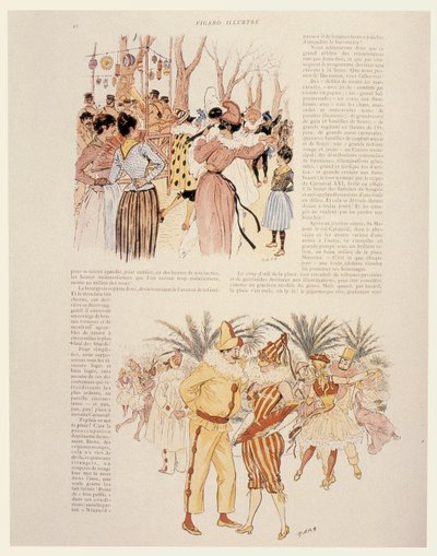 Carnevale di Nizza, 1894 da Maurice Charles Mathieu Bonvoisin