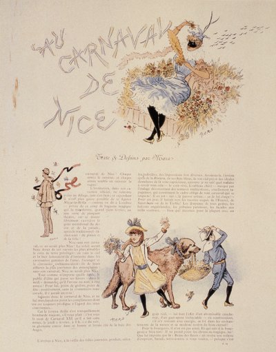 Carnevale di Nizza, 1894 da Maurice Charles Mathieu Bonvoisin