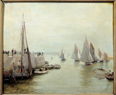 Il ritorno dalla pesca nel 1880 da Maurice Courant