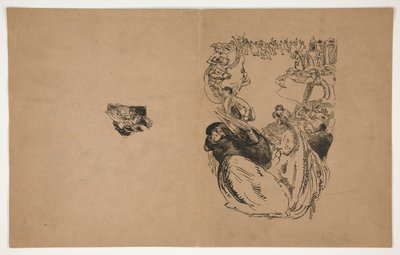I venditori di pensieri (prova per copertina) da Maurice Delcourt