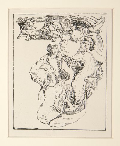 I venditori ambulanti del Pensiero; Venditore ambulante e carta, p. 29 da Maurice Delcourt