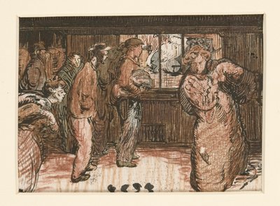 Les camelots de la Pensee, illustrazione p. 31 da Maurice Delcourt