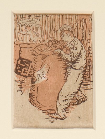 Les camelots de la Pensée, illustrazione, p. 35 da Maurice Delcourt