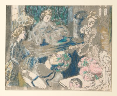 Negozio di modiste da Maurice Delcourt