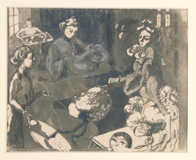 Negozio di modiste da Maurice Delcourt