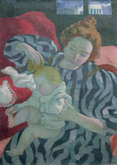 Una madre che lava il suo bambino, 1895 da Maurice Denis