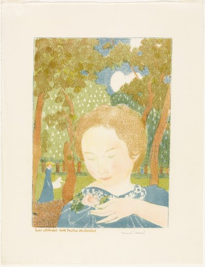 Gli atteggiamenti sono facili e casti, tavola due da Amore da Maurice Denis