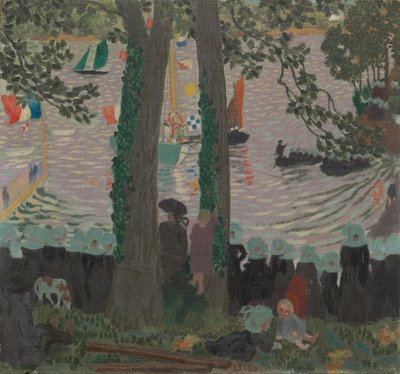 Benedizione di uno yacht sul fiume Belon da Maurice Denis