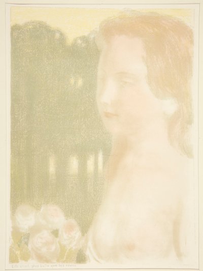 Era più bella dei sogni, da Amore: Dodici Litografie a Colori da Maurice Denis