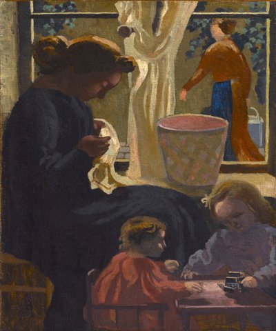 Intimità o Rammendatrice alla finestra, 1903 da Maurice Denis