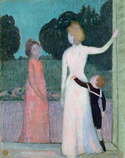 Madame Adrien Mithouard e suo figlio Jacques, 1903 da Maurice Denis