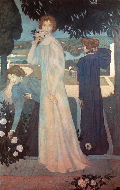 Mademoiselle Yvonne Lerolle in tre aspetti da Maurice Denis