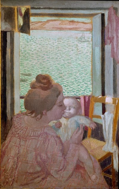 Maternità alla finestra da Maurice Denis