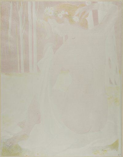 Ninfa incoronata di margherite da Maurice Denis