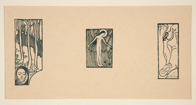 Foglio di xilografie da L da Maurice Denis