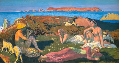 La spiaggia verde. Perros-Guirec da Maurice Denis