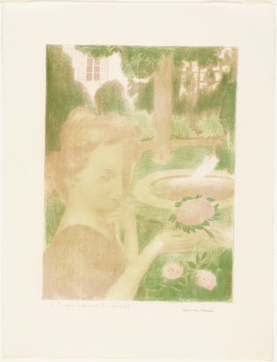 Il Bouquet del Mattino, Lacrime, tavola tre da Amore da Maurice Denis