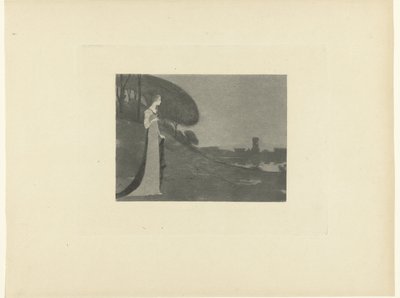 Donna nel paesaggio da Maurice Dumont