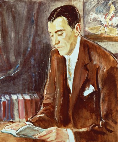 Ritratto di Ramon Perez de Ayala (1881-1962), scrittore spagnolo, dipinto da Maurice Fromkes