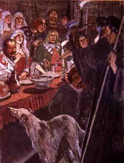 "Secondo a nessuno" disse il pellegrino che stava abbastanza vicino per sentire, illustrazione da 