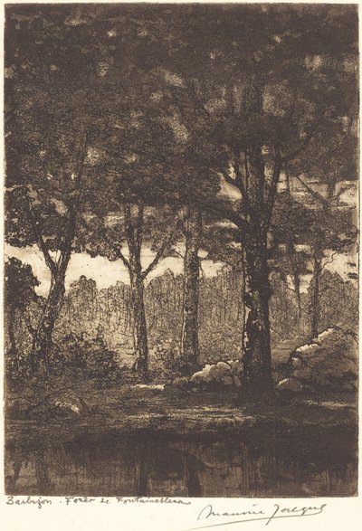 Barbizon: Foresta di Fontainebleau da Maurice Jacque