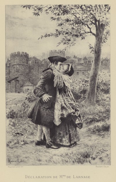 Dichiarazione di Madame de Larnage da Maurice Leloir