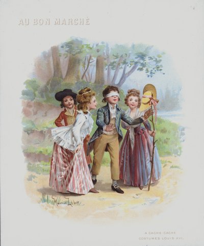 Nascondino, costumi del tempo di Luigi XVI da Maurice Leloir
