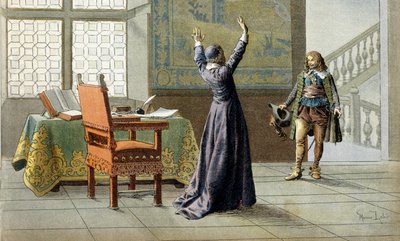 Storia della Francia: Cardinale Richelieu (Armand Jean du Plessis) da Maurice Leloir