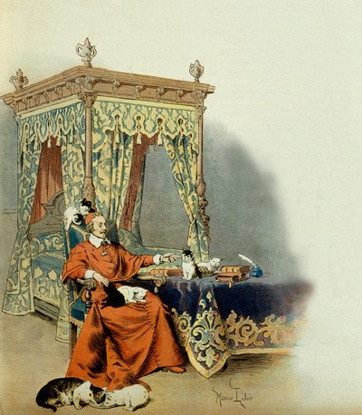 Storia della Francia: Cardinale Richelieu (Armand Jean du Plessis) da Maurice Leloir