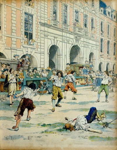 Storia della Francia: Nuovo editto (legge) del Cardinale Richelieu (Armand Jean du Plessis) da Maurice Leloir
